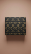 Matte Black Packaging With Custom Monograms
